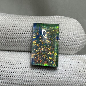 Excellent Quality MONARCH OPAL Gemstone- Sterling Opal Cabochon - Handmade Australian Opal Doublet- Making For Jewelry Opal Doublet Opal Cab