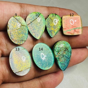 Top Grade Sterling Monarch Opal Cabochon Opal Necklace Loose Gemstone Australian Monarch Opal Doublet Opal Ring Making For Pendant Jewelry