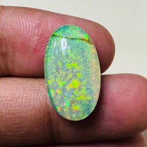 Gorgeous Fire Australian Monarch Opal Gemstone Welo Fire Opal Necklace Australian Monarch Opal Cabochon Crystal Making For Silver Jewelry