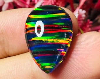 Hoge Kwaliteit AURORA OPAAL EDELSTEEN Cabochon Opal Stone Aurora Opal Cabochon Welo Fire Opal Maken voor zilveren sieraden Aurora Opal Ketting