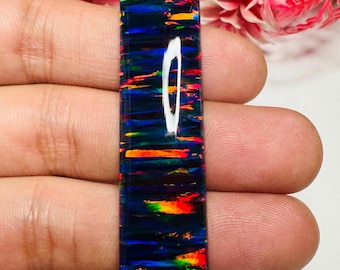 Gilson Aurora Opal Gemstone Black Opal Ethiopian Opal Welo Opal Doublet Loose Gemstone Aurora Opal Use Fore Silver Jewelry