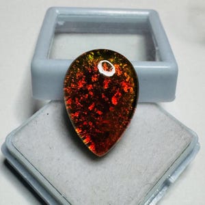 Excelente calidad Cabujón de ópalo monarca Welo Fire Cabujones de ópalo australiano Anillo de ópalo monarca Cristal Uso para joyería artesanal 925 Anillo 19X14X6 MM