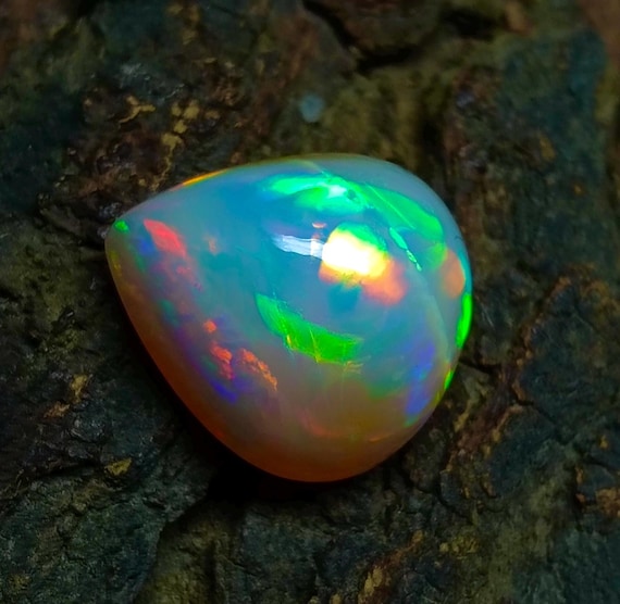 Honey Comb Fire Opal Top Special Quality Natural Ethiopian Opal