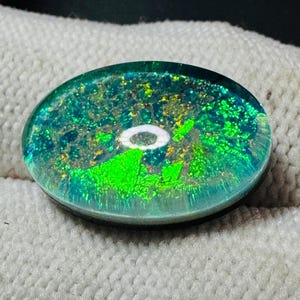 Attractive Amazing Quality Monarch Opal Cabochon Welo Fire Australian Monarch Opal Necklace Crystal Doublet Making A Silver Jewelry Pendant
