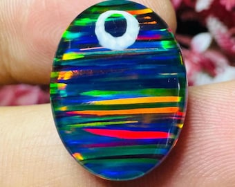 Hoge Kwaliteit AURORA OPAAL EDELSTEEN Cabochon Opal Stone Aurora Opal Cabochon Welo Fire Opal Maken voor zilveren sieraden Aurora Opal Ketting