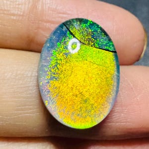 Beautiful Color & Fire Monarch Opal Cabochon Welo Fire Opal AAA+ Australian Monarch Opal Necklace Crystal Gemstone Making For Sliver Jewelry