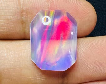 Geweldige kwaliteit Aurora Opal Losse edelsteen Ethiopische Doublet Opal Cabochon Aurora Fire Opal Doublet Edelsteen Aurora Opal Ketting Welo Opal