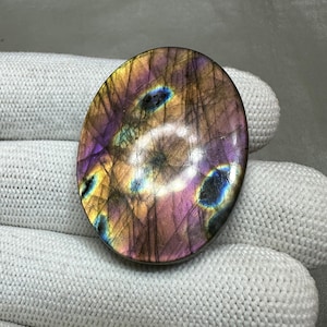 High Quality Multi Purple Labradorite Cabochon Loose Gemstone Multi Purple Labradorite Cabs Making For Silver Jewelry Labradorite Pendant