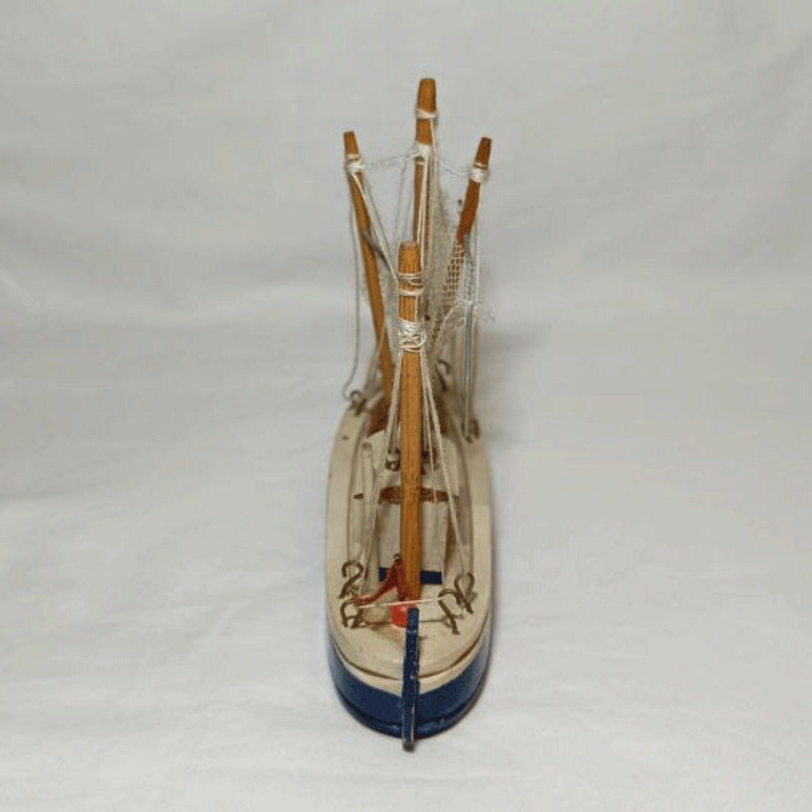 Vintage Wooden Fishing Boat Trawler Simple Toy Model. - Etsy