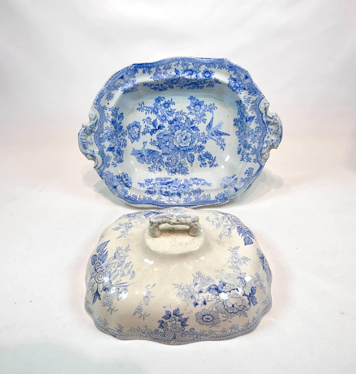 Burleigh Asiatic Pheasant Blue - Etsy