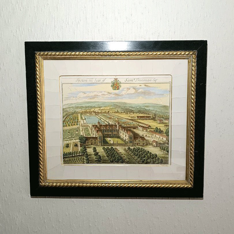 18th Century Johannes Kip Engraving: Syston Park Estate, Framed - Etsy