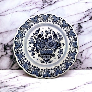 美品✳︎ オランダ　 DELFT プレート オランダ デルフト 飾り皿 プレート 風景画 delftsblauw Dekor