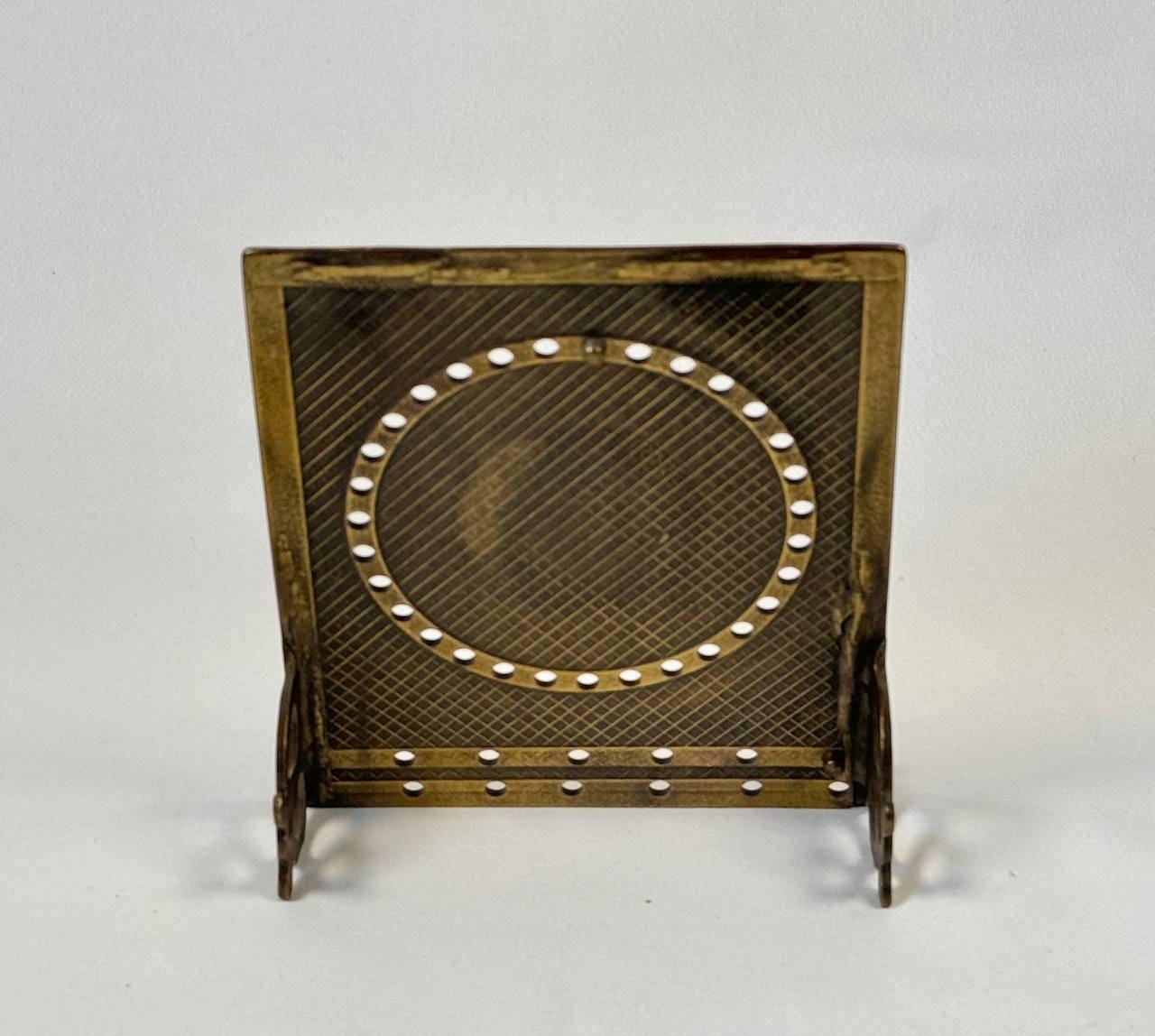 ヴィンテージ真鍮製パーペチュアルカレンダー、太陽モチーフ、占星術