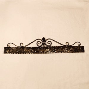 Bell Pull Hangers Metal Wrought Embroidery Hangers Norwegian Tapestry Klokkestreng Supplies DIY Scandinavian Tapestry Hangers Black