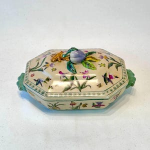 Miniature Soup Tureen - Porcelain Art - Collector&#39;s Item
