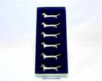 Vintage Dachshund Knife Rests