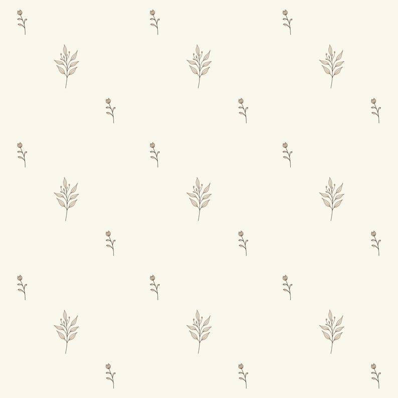 250 Seamless Digital Patterns of Plants 1, 12x12, Digital Papers ...