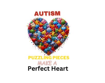 Pieces Of Heart !!! Autism Awareness Digital Art