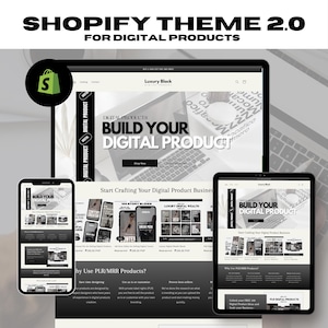 shopify theme for digital products, shopify digital products, plr digital products, plr products, mrr plr products, shopify theme