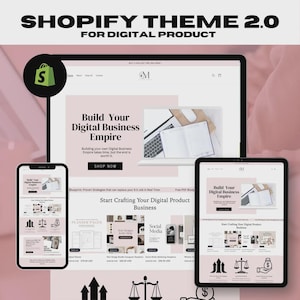 shopify theme for digital products , shopify template for digital products , digital product website , shopify theme , shopify template