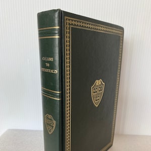 Collins To Fitzgerald ~ English Poetry The Harvard Classics Deluxe Edition (1938) Leather Bound Hardcover Book
