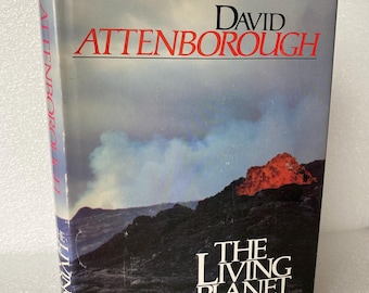 THE LIVING PLANET By David Attenborough ~ Little Brown & Co. Vintage Hardcover