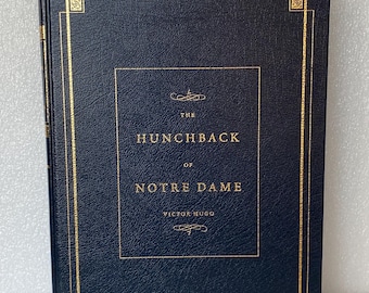 The Hunchback of Notre Dame By VICTOR HUGO Mundus 2002 Oversized Leather Hardcover Book