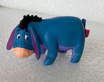 Disney Winnie The Pooh PVC Collectible Eeyore Figure Cake Topper Small 3.5” Toy