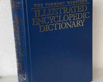 Tormont Webster's ILLUSTRATED ENCYCLOPEDIC DICTIONARY Vintage Hardcover Book