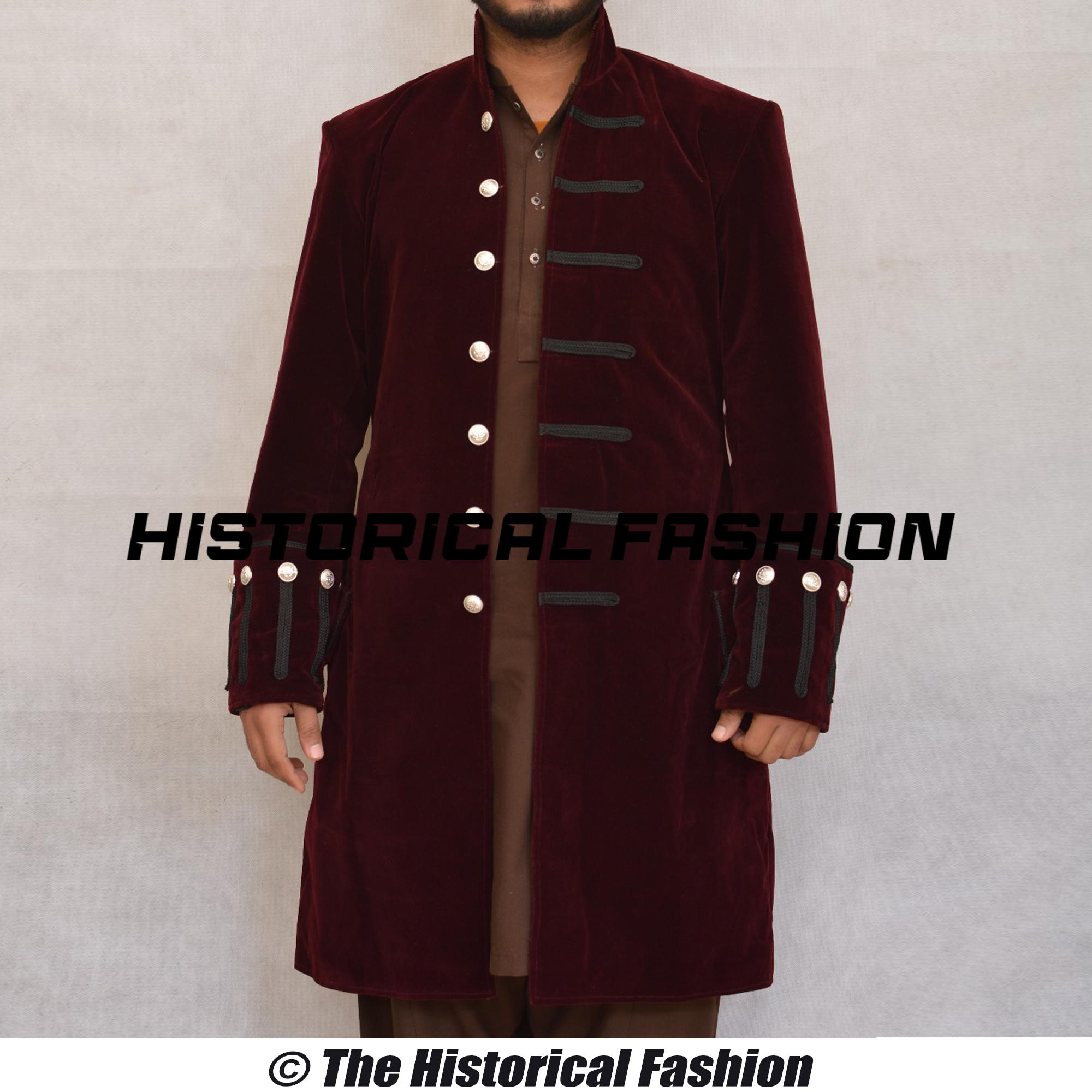 Burgundy frock coat new arrivals