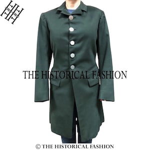 Victorian Frock Coat, 1893Th Frock Coat, Royal Frock Coat, Colonial Frock Coat, British Army Jacket Military Coat, Men Green Wool Frock Coat