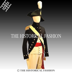 British Royal Engineers Wool Uniform - Black Officer Outfit