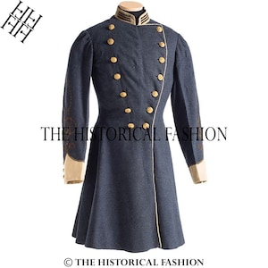 Grey Wool Frock Coat: 25th South Carolina, Eutaw Regiment Jacket