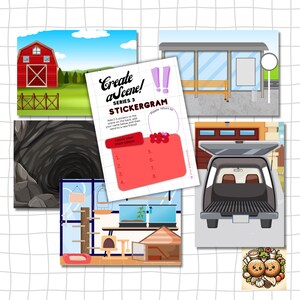 Create a Scene! Series #3 Traveling Postcard (5-Pack)!