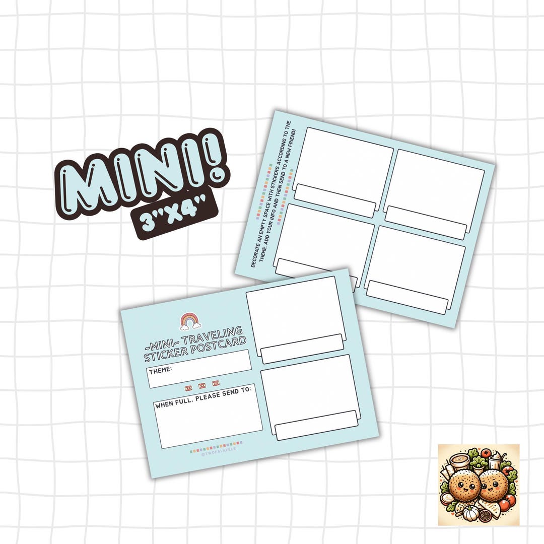 Postales Mini New! *mini* Traveling Postcard - Etsy