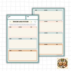 Country pastelkleurige washitape TPC