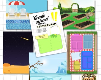 Create a Scene! Series #2 Traveling Postcard (5-Pack)!