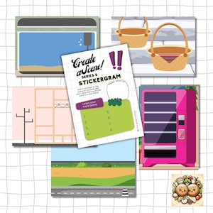 ¡Crea una escena! Serie n.° 5: Postales viajeras (paquete de 5)