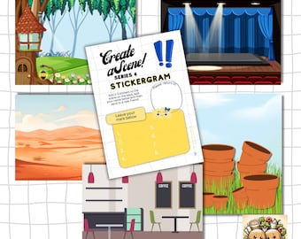 Create a Scene! Series #4 Traveling Postcard (5-Pack)!