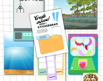 Create a Scene! Series #1 Traveling Postcard (5-Pack)!