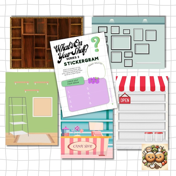 What's on Your Shelf? Series #2 Traveling Postcard TPC (5-Pack)!