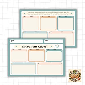 NOUVEAU ! Sticker de voyage country pastel PTC !