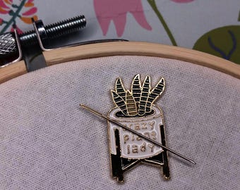 Crazy Plant Lady Needle Minder, Sukkulenten Magnetischer Nadelhalter