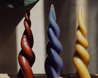 Home Decor - Large Beeswax Artisanal Candles