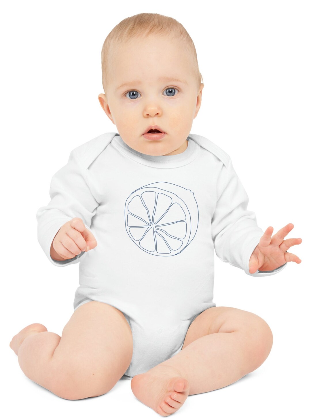 Baby Long Sleeve Organic Cotton Bodysuit Baby Bodysuit Birth Etsy