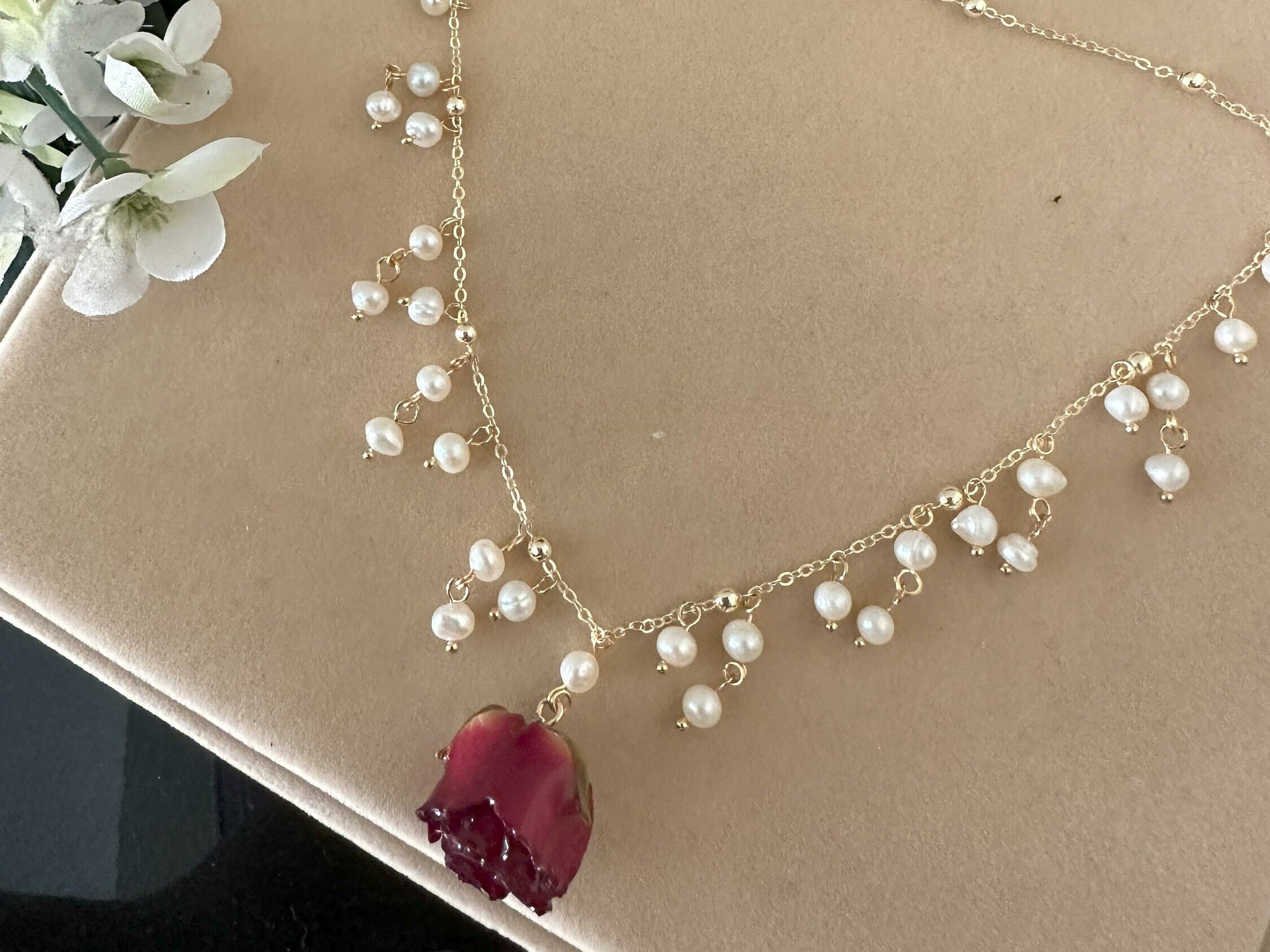MUSEE ART ■ Rosa Natural Pearl Necklace ネックレス Rosa natural pearl necklace - MUSEE.ART