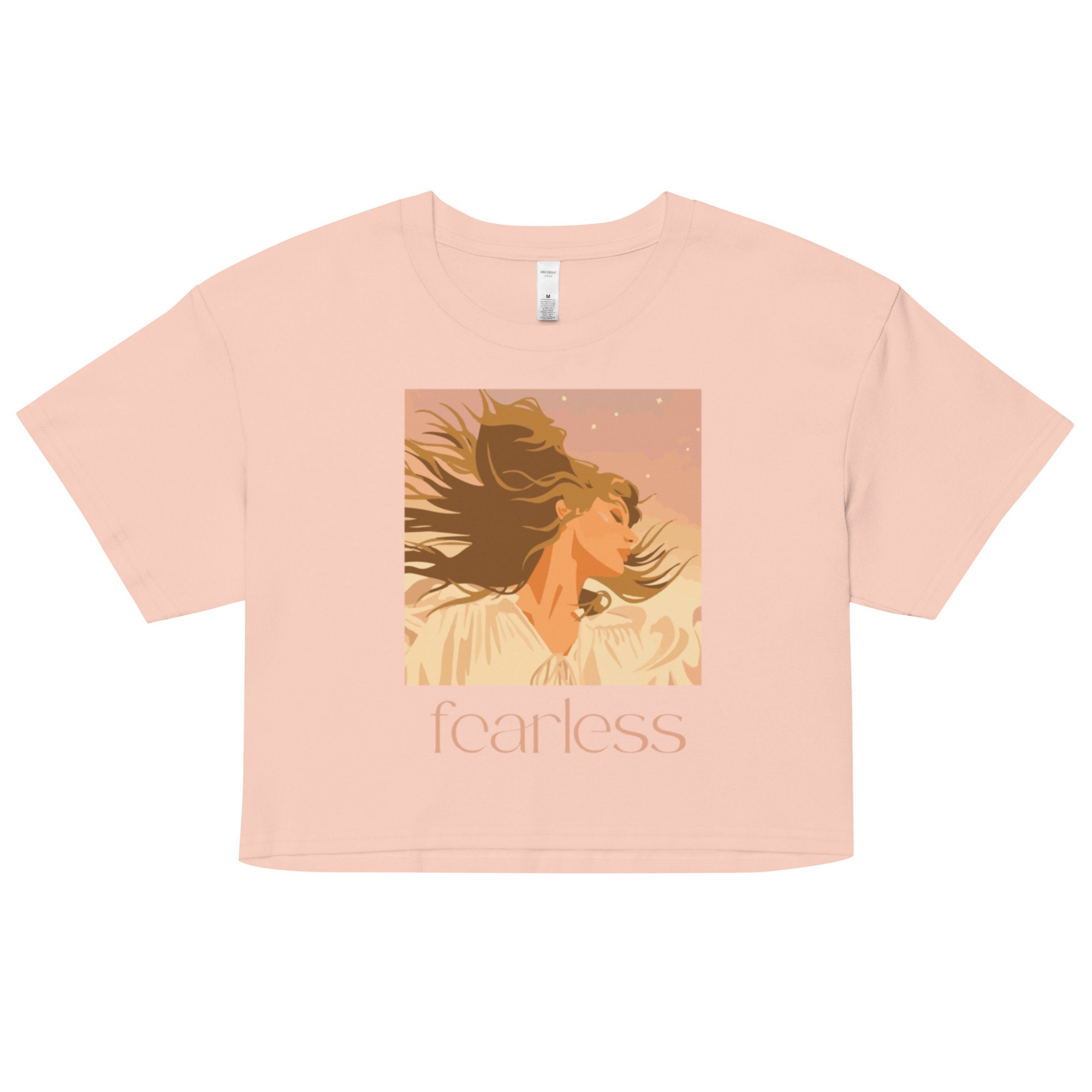 Fearless Taylor Crop Top Shirt, Taylor Flowy Cropped Tee