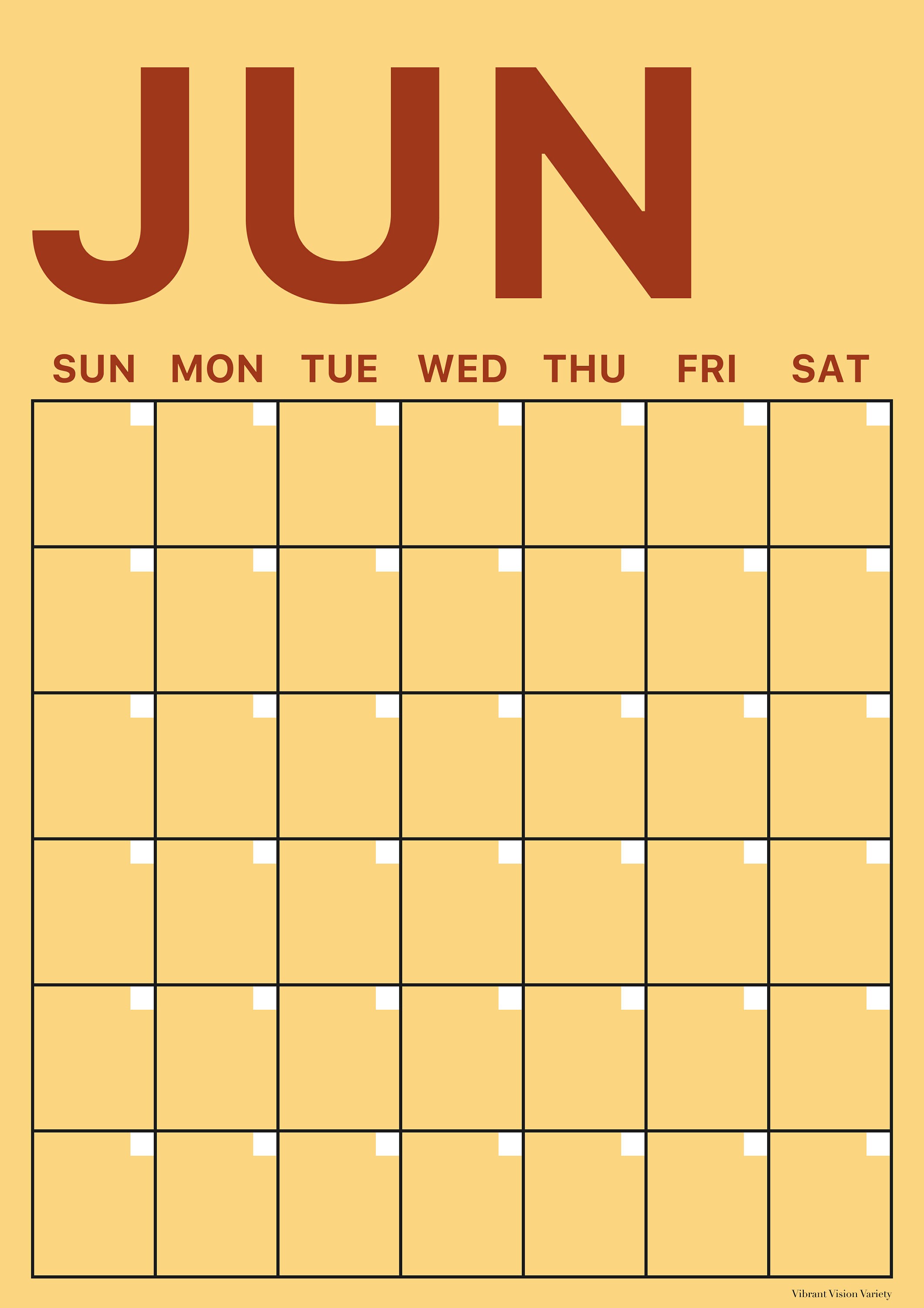 Giant Monthly Wall Planner A4 Colourful XL Wall Planner Individual ...
