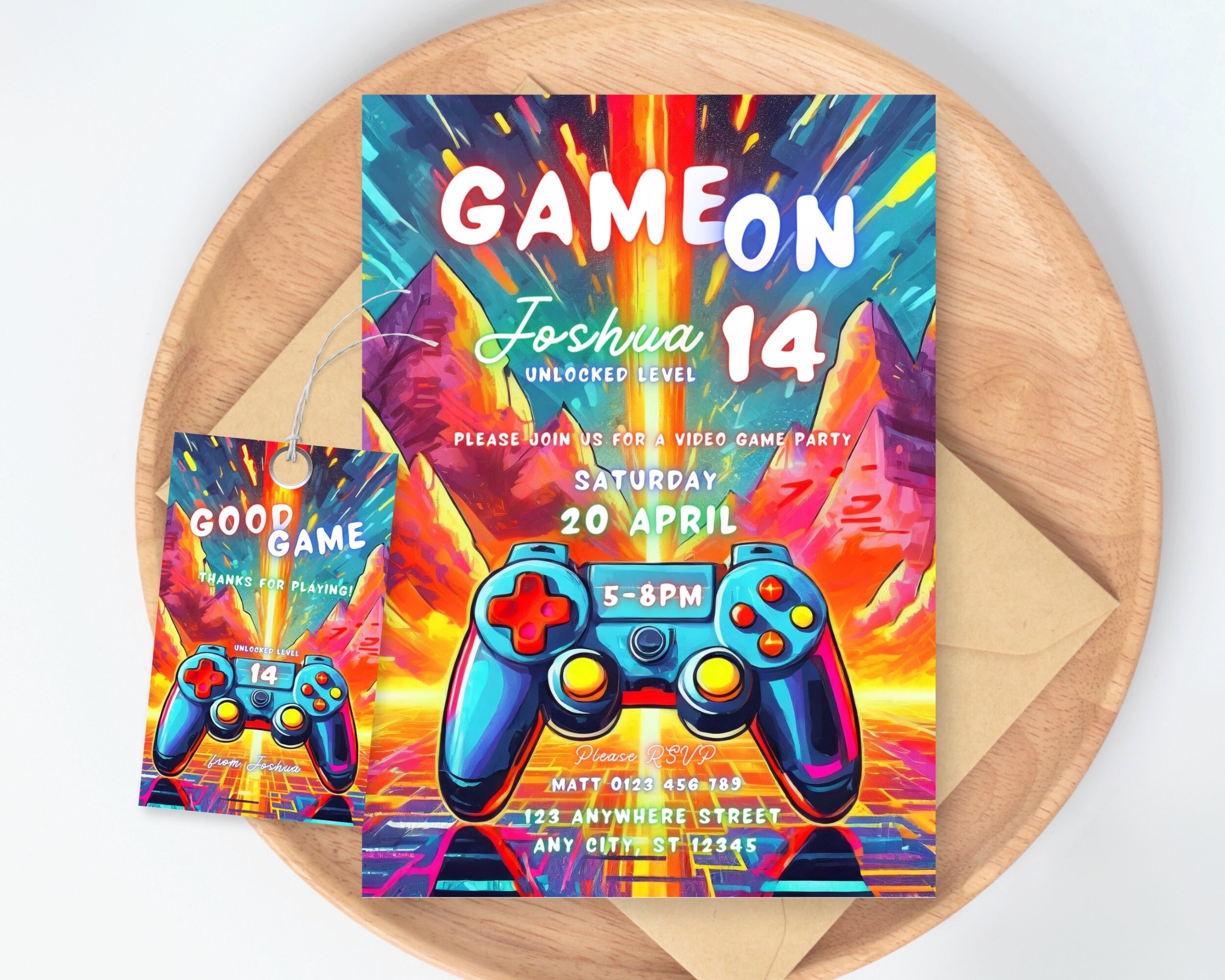 Gaming Invitation Editable Video Game Invitation Gaming Party Invite Gaming Invitation Editable Video Game Invitation Gaming Party Invite