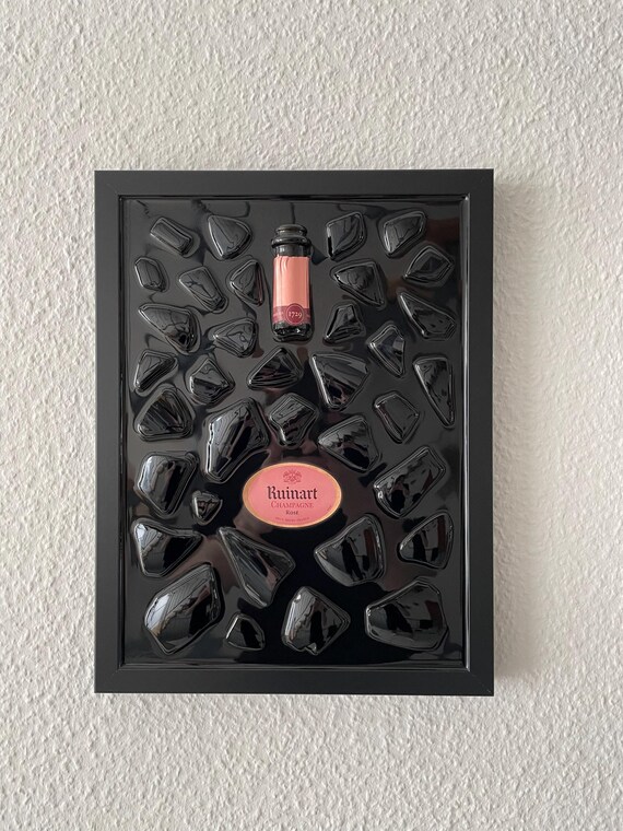 Ruinart Rosé - Broken Bottle Art